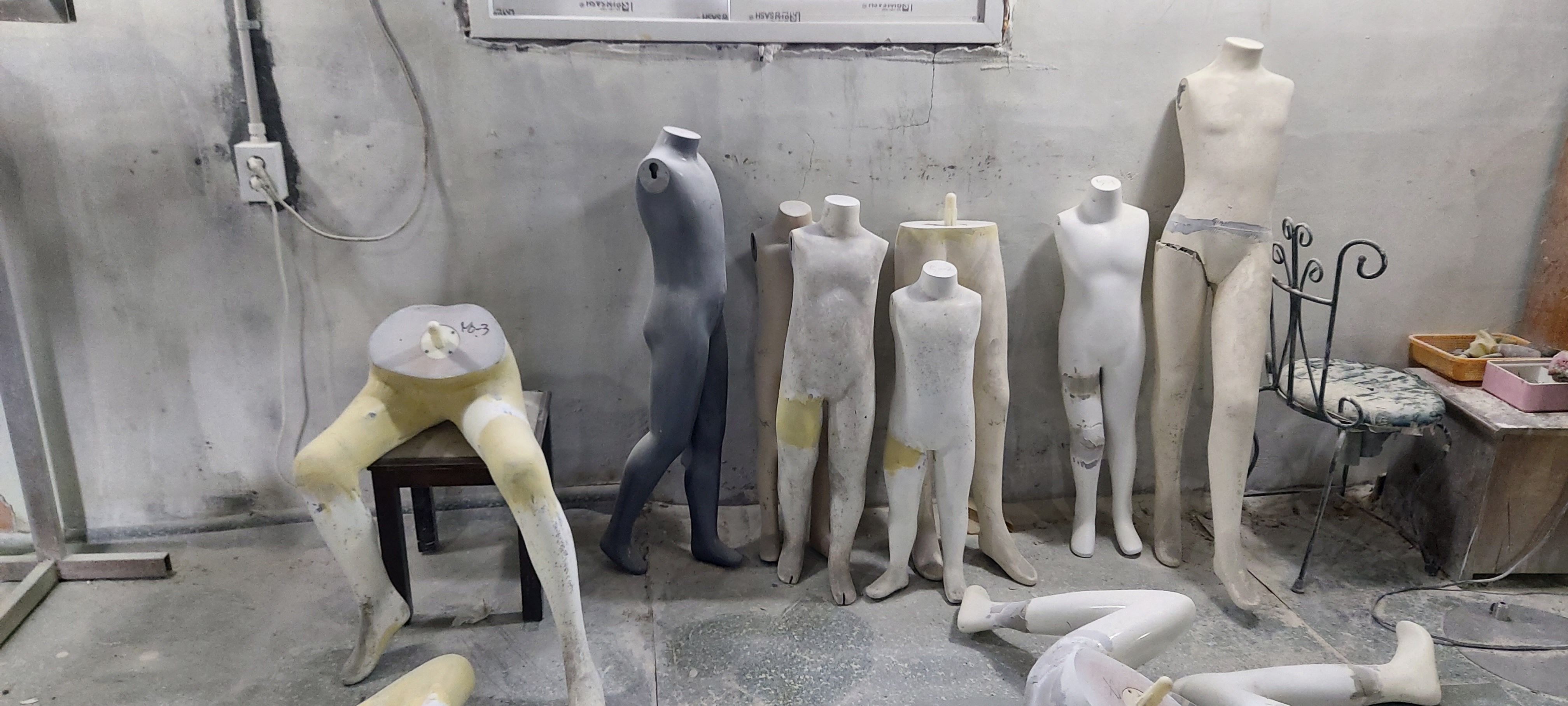 아동 마네킹 제작 과정